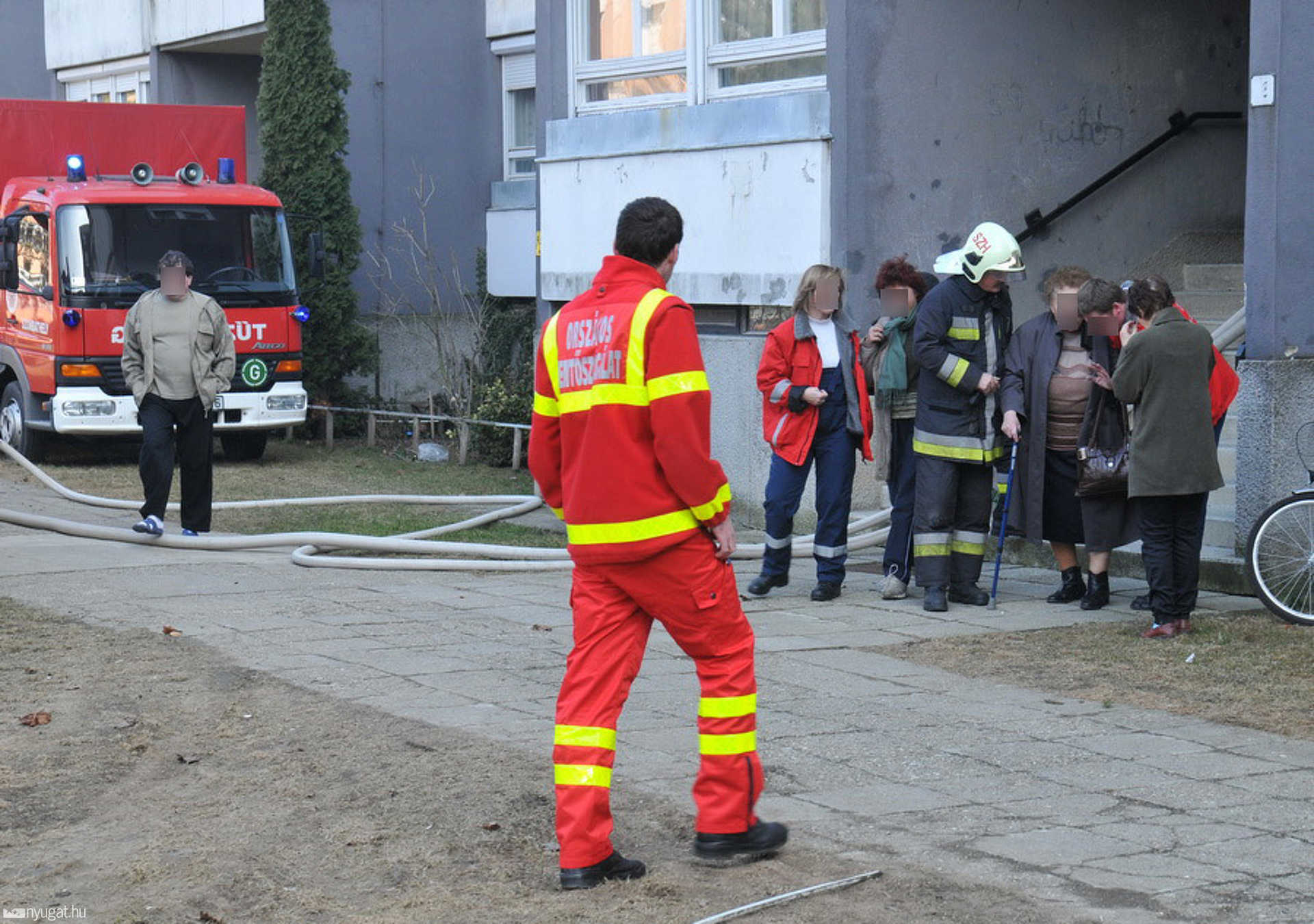 Pincetűz Szombathelyen, a Pázmány körúton