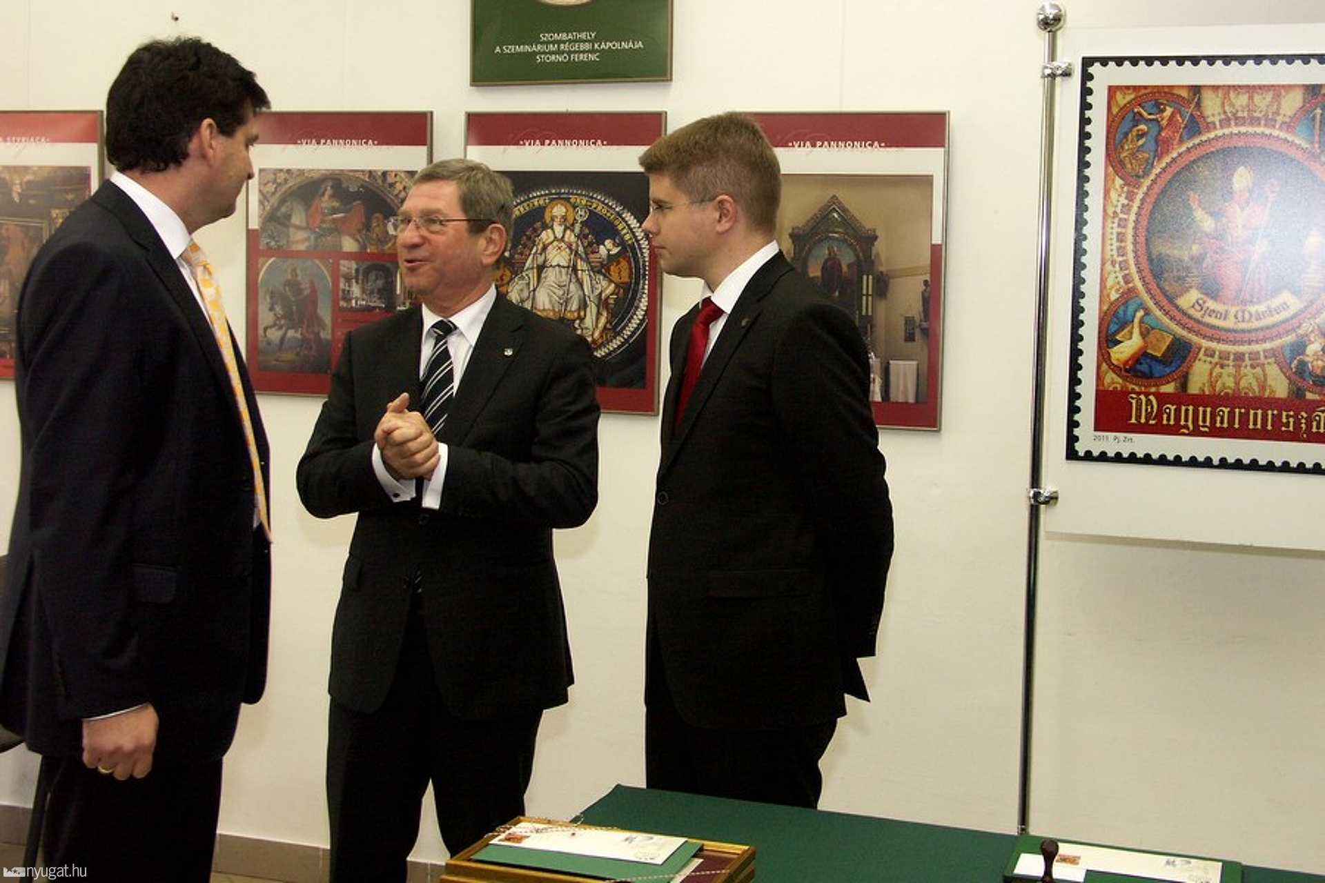 Szent Márton alkalmi bélyeg forgalomba bocsátás 2011