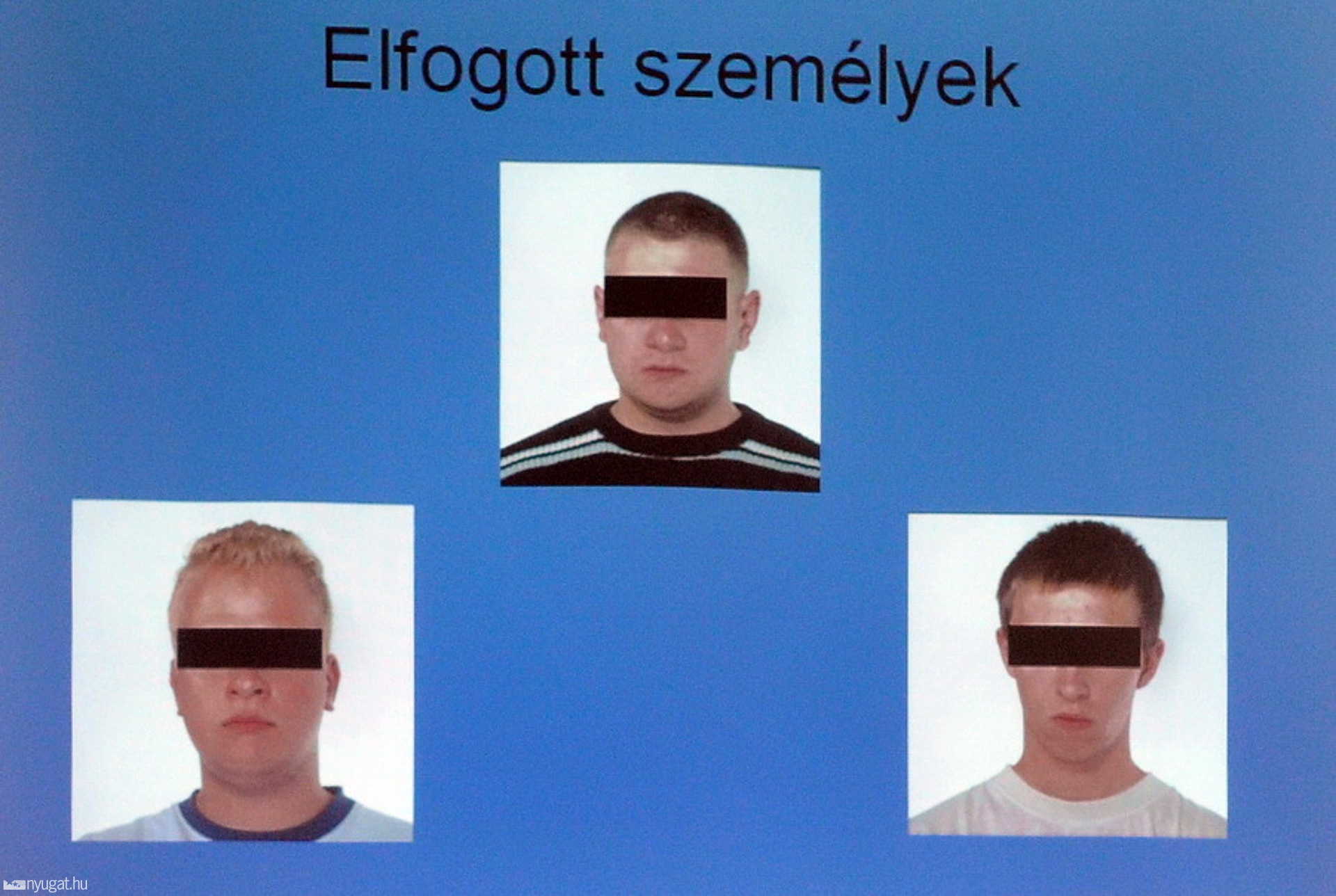 Rendőrkézen a celldömölki fegyveres rabló - sajtótájékoztató