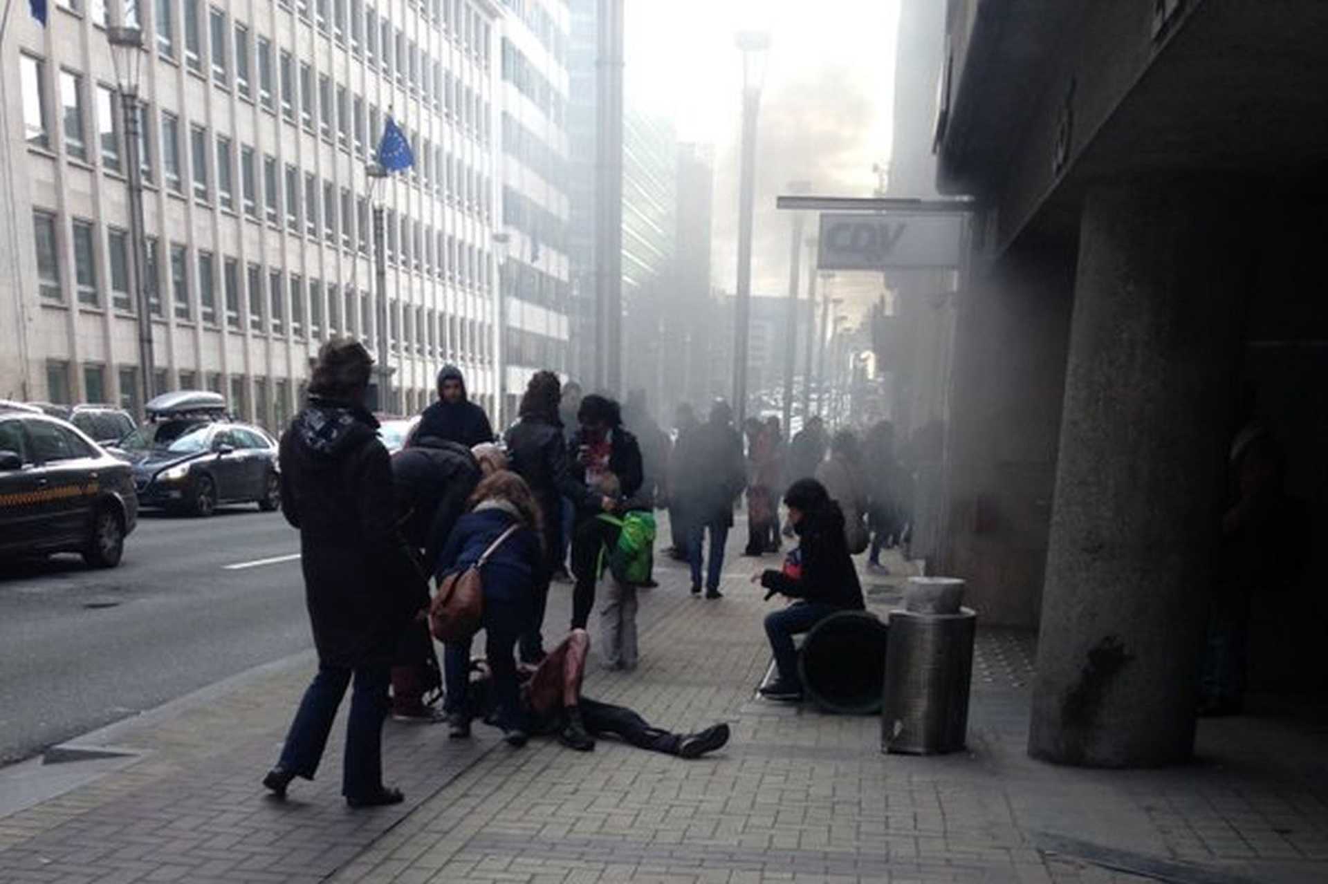 Robbanás a brüsszeli metróban