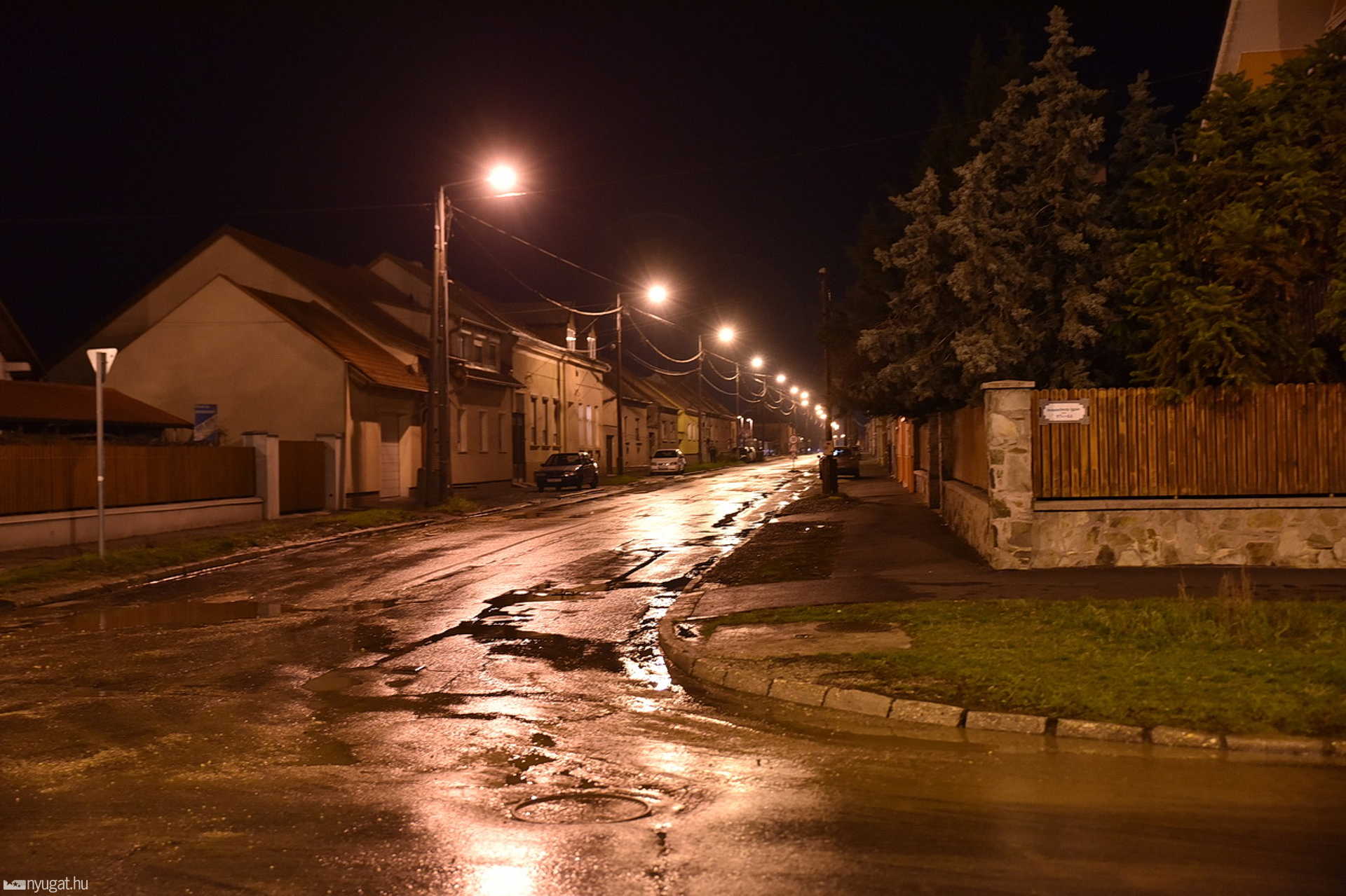 Csőtörés a Söptei úton