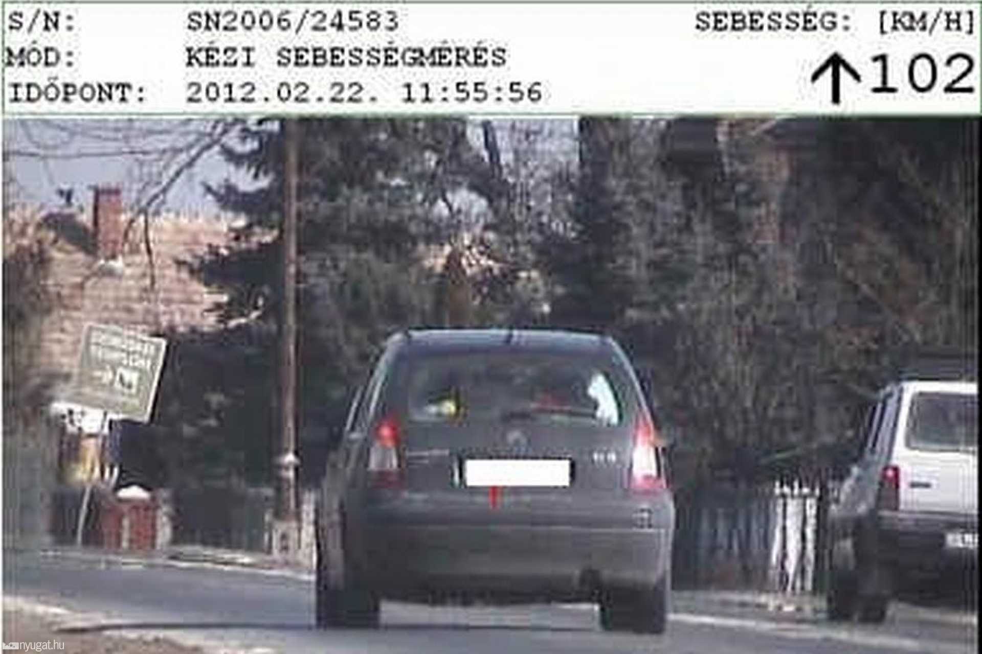Szerény 102 km/h Molnaszecsődön