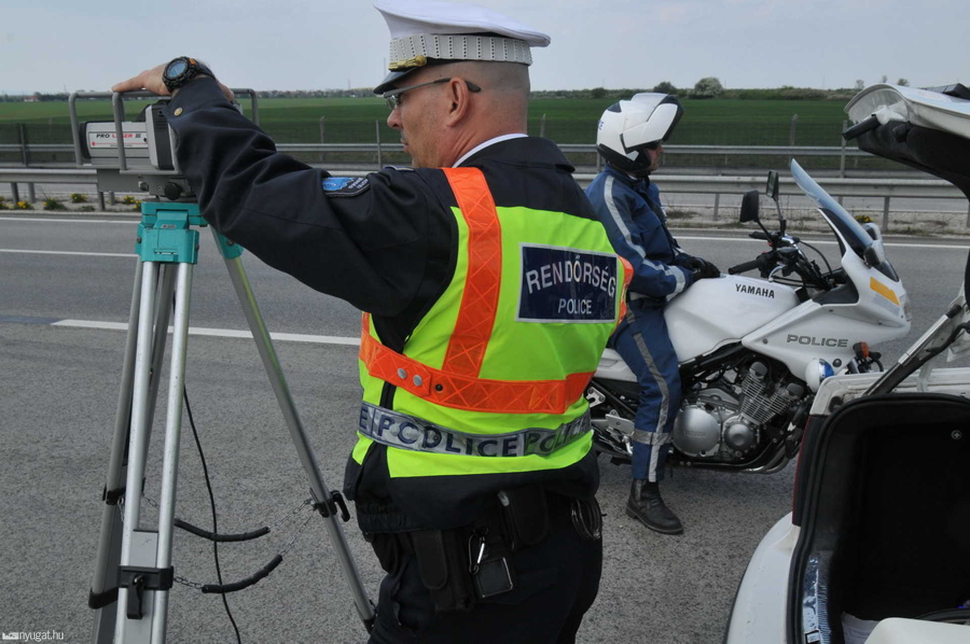 TISPOL akció Vas megyében, Vát közelében a 86-os úton