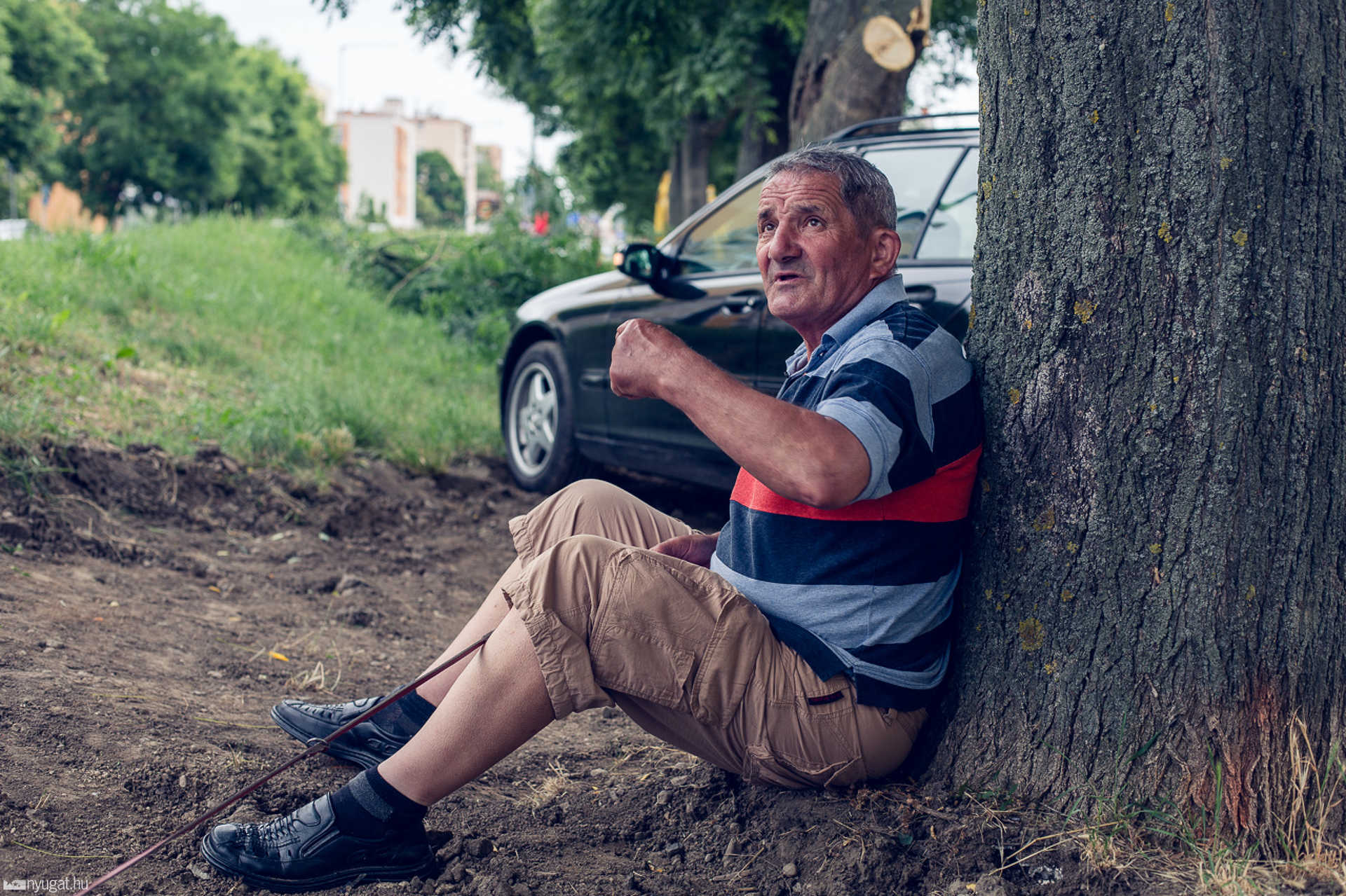 Patthelyzet a Szent Gellért utcai bicikliút építésén