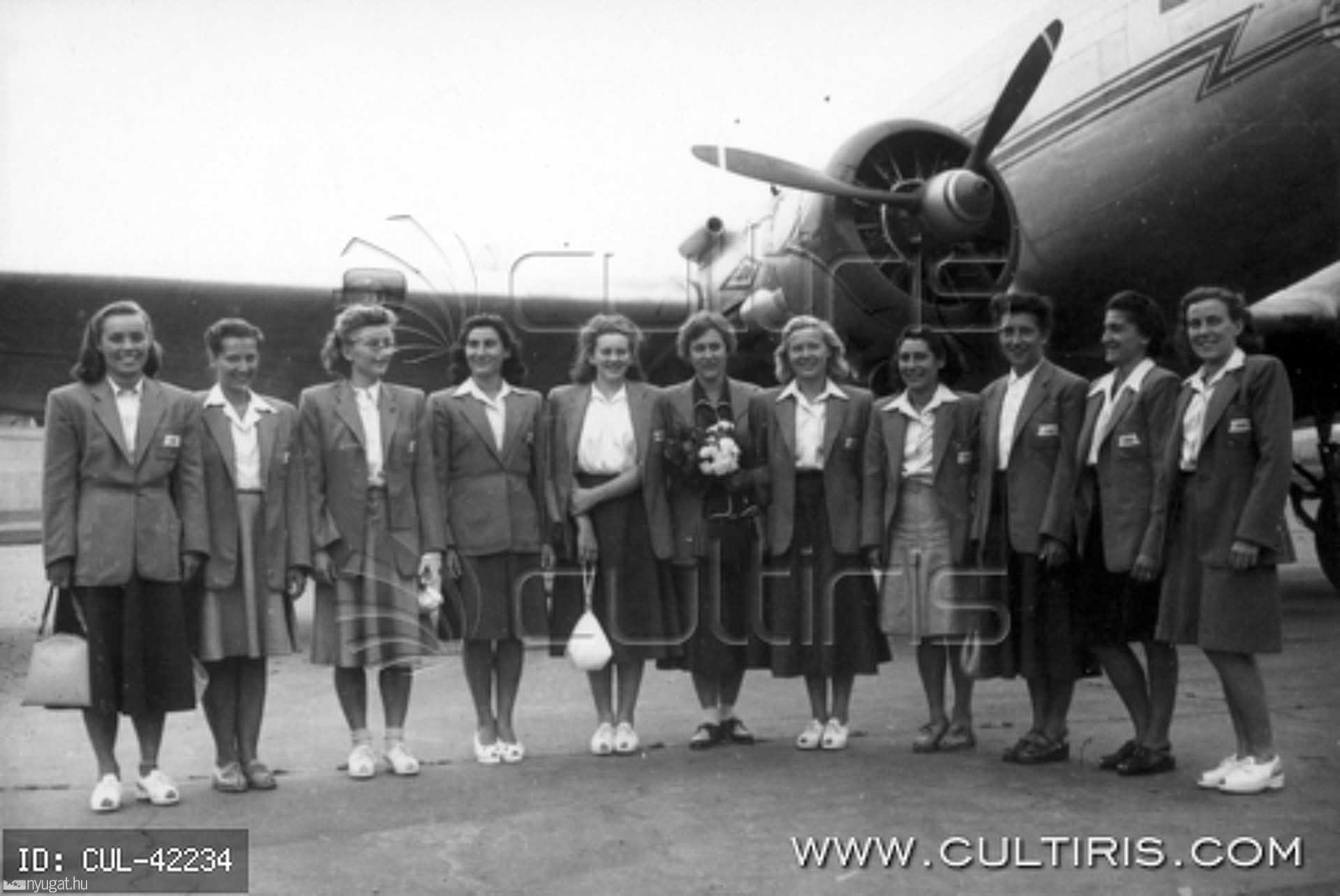 1948-ban a magyar női csapat
