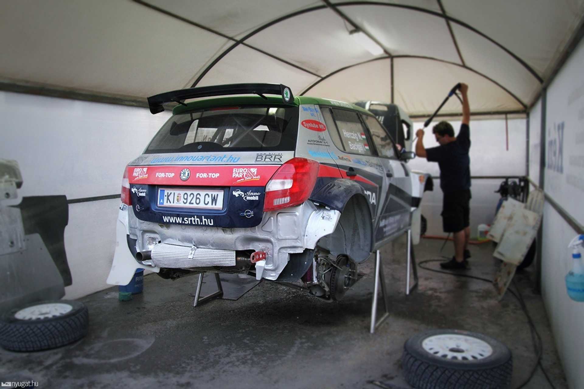 A Skoda Rally Team közönségtalálkozója Szelestén