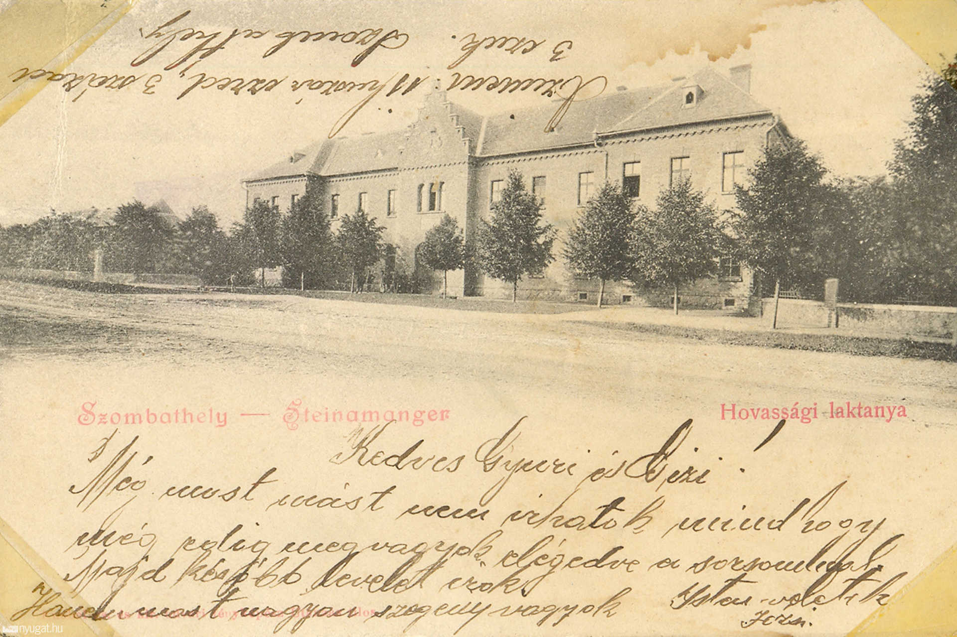 Szombathely régen és ma - Lovassági laktanya