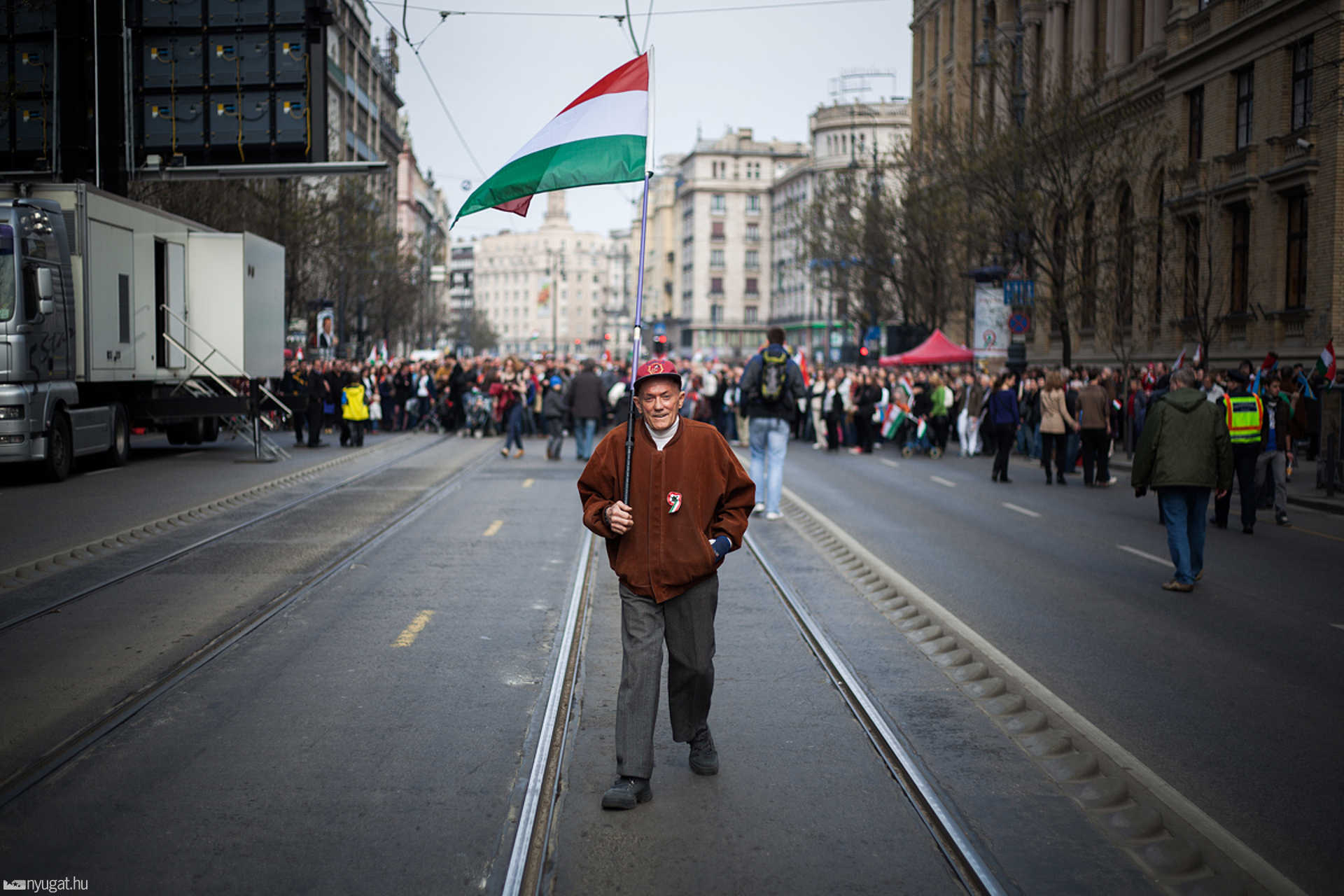A Fidesz március tizenötödikéje Budapesten