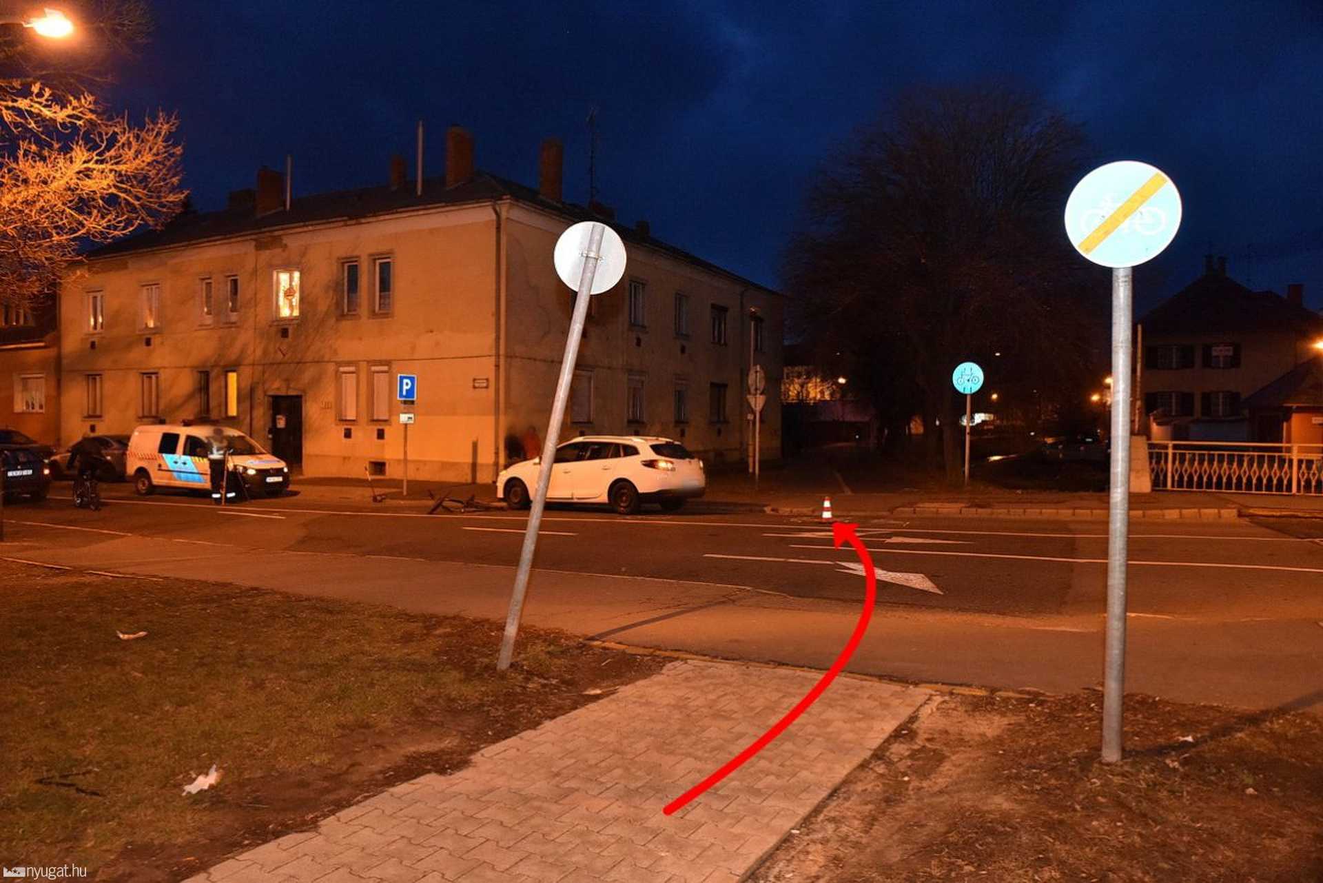 Biciklist gázoltak Szombathelyen