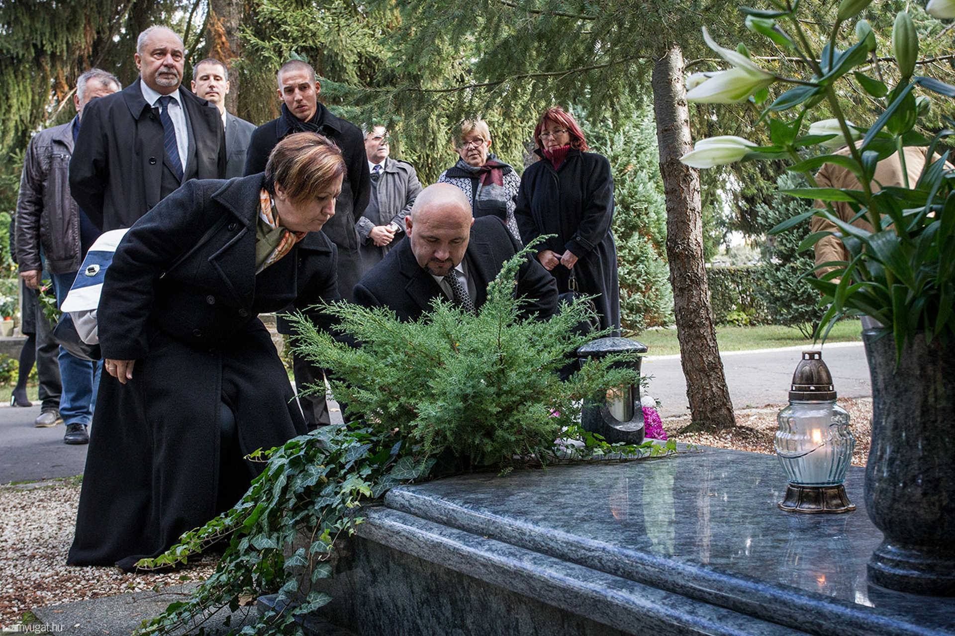 Megemlékezés Wagner András sírjánál