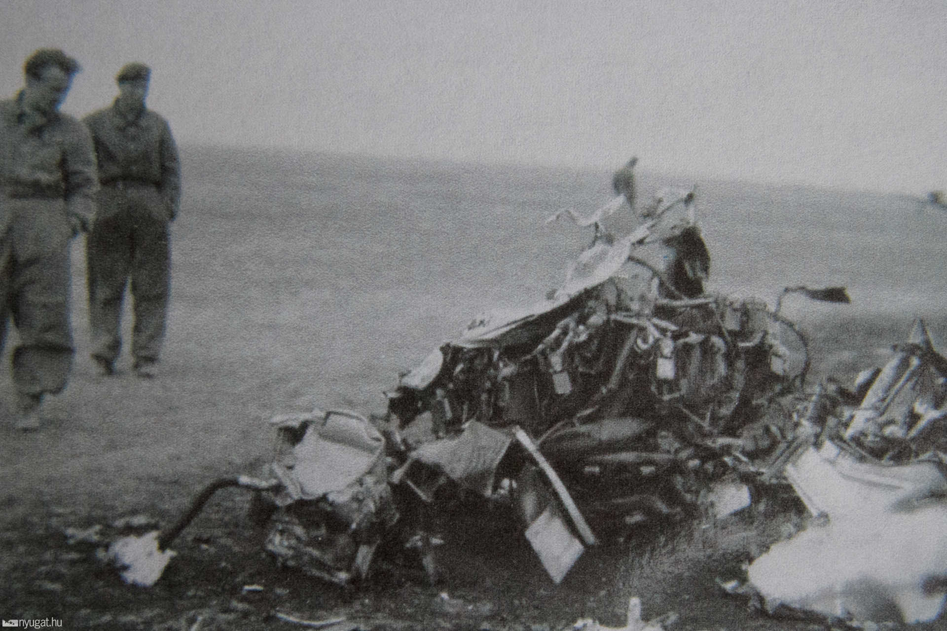 Csiki Lajos őrnagy halálos zuhanása a "B" reptérre Héjjával, 1944. április 18.