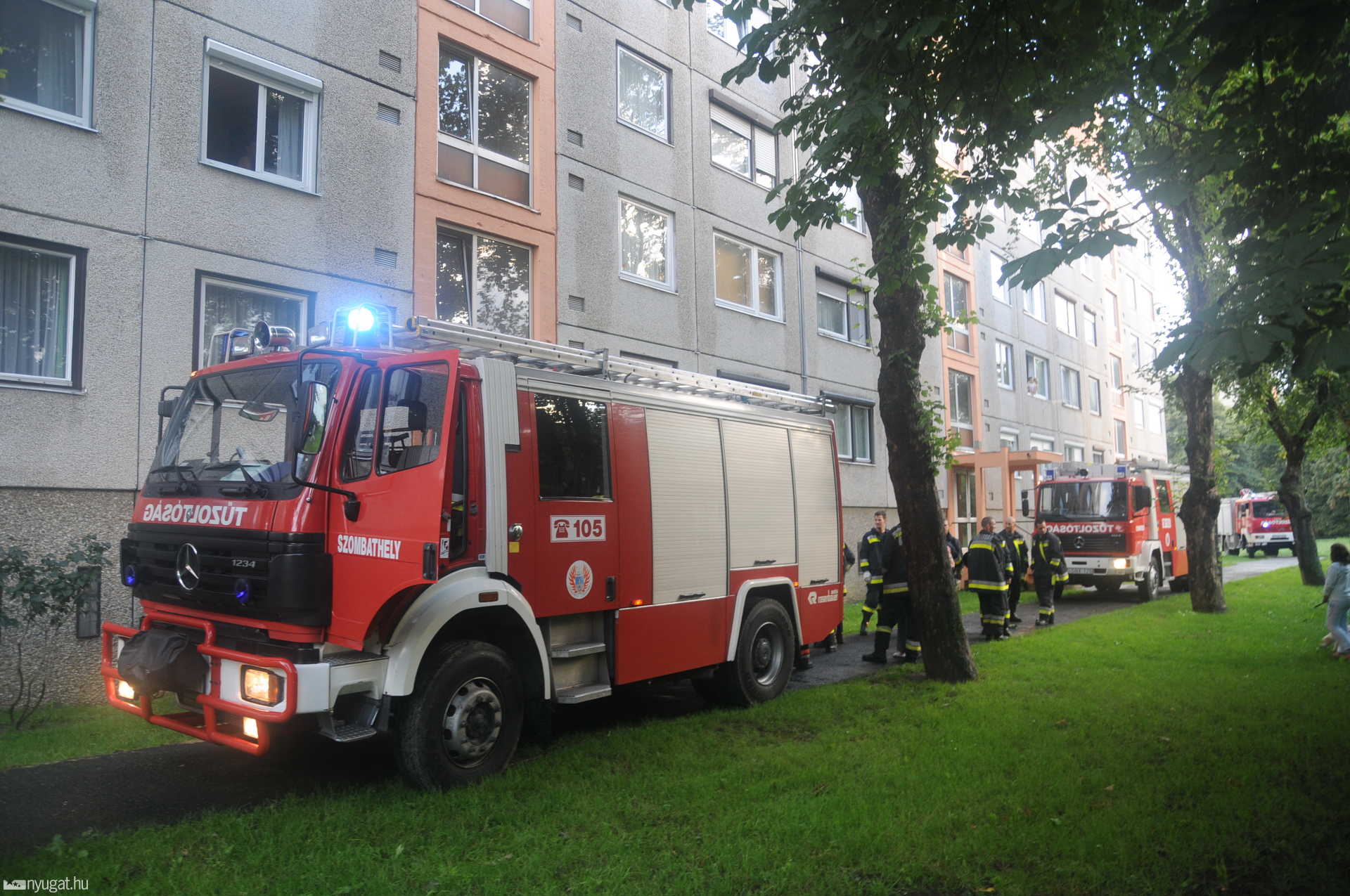 Tárolótűz a Váci utcában (képek)
