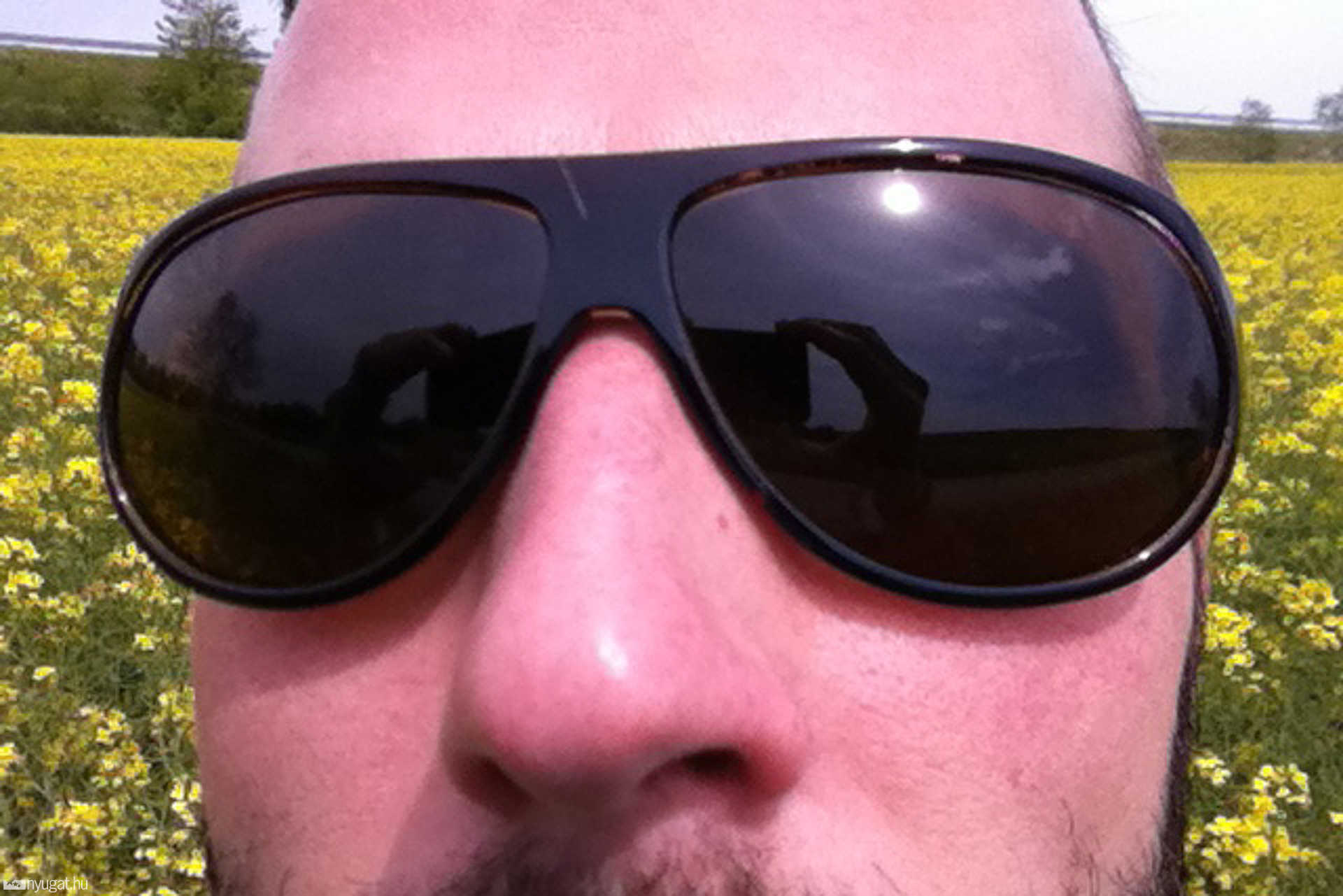 Szelfie a repceföldön