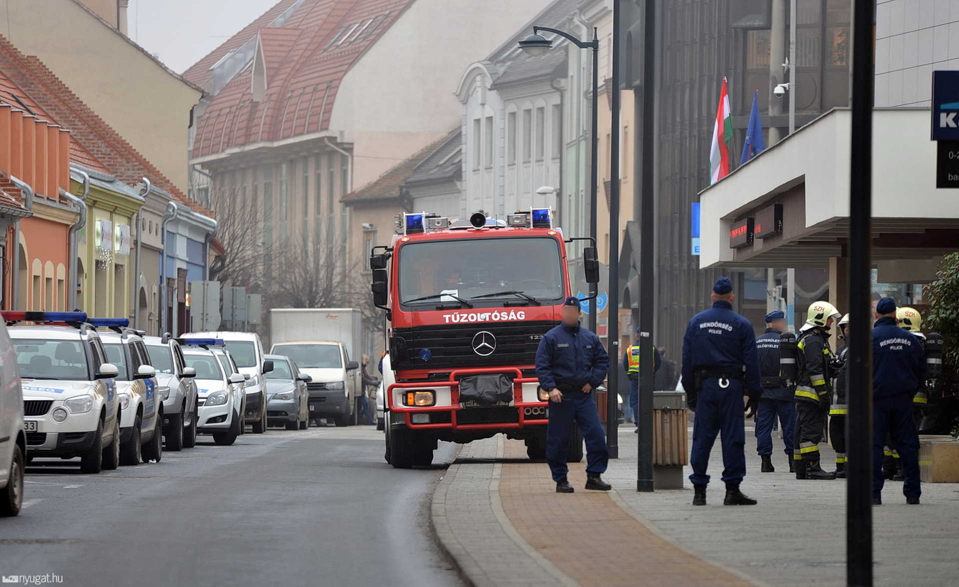 Bombariadó Szombathelyen, a Kőszegi utcában