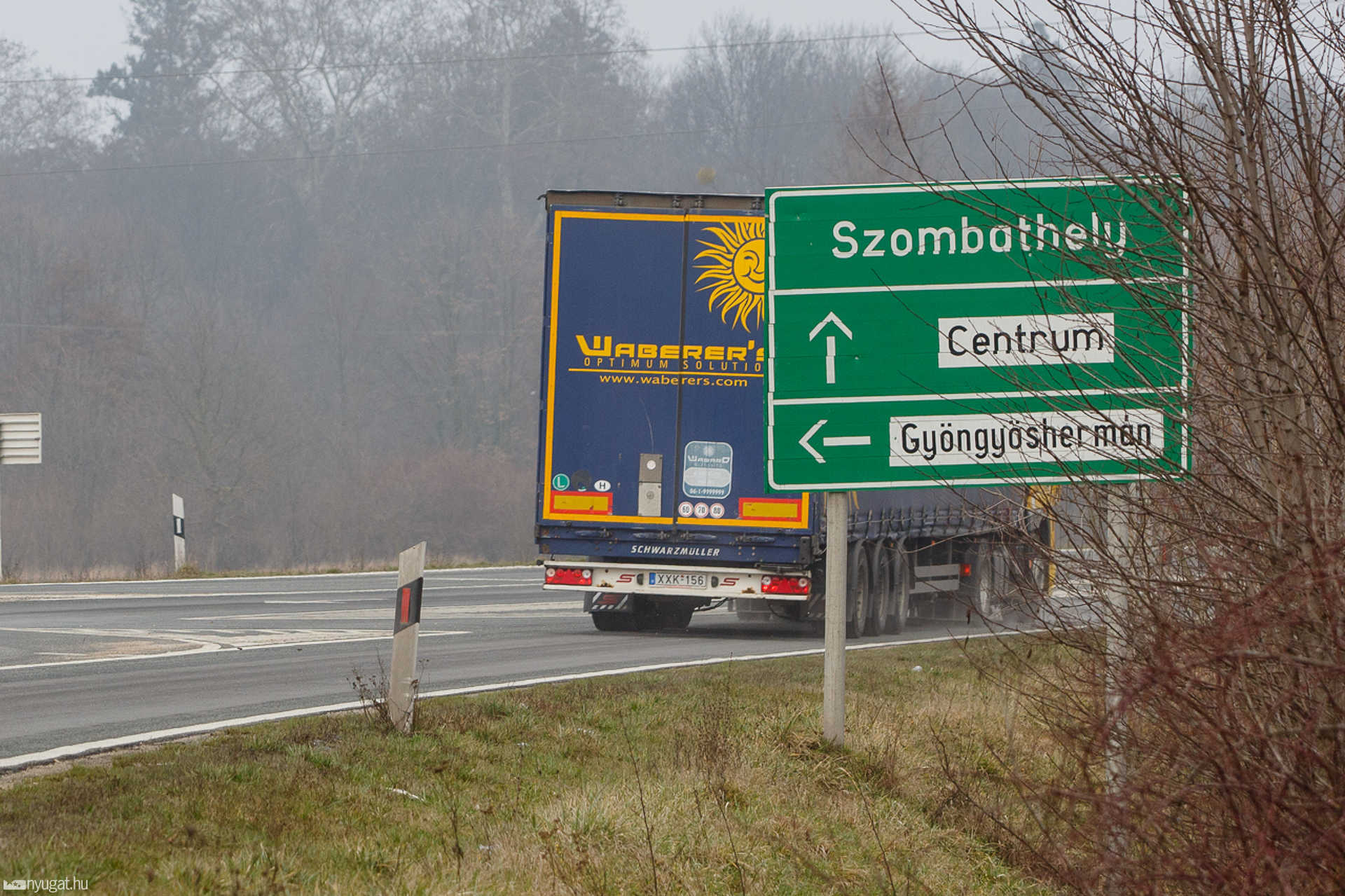 Útbaigazító táblák Szombathely külterületén