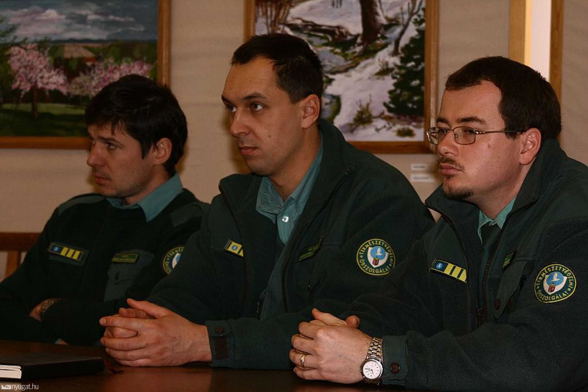 Természetőrök, speciaisták - jobbra Jandrasits László