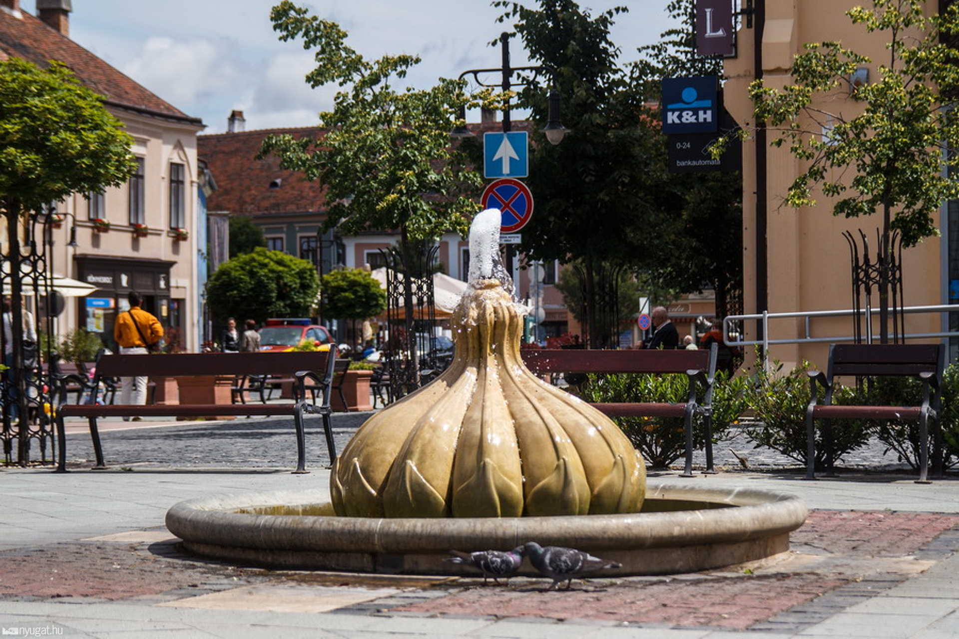 Szökőkút - Kőszeg, Fő tér