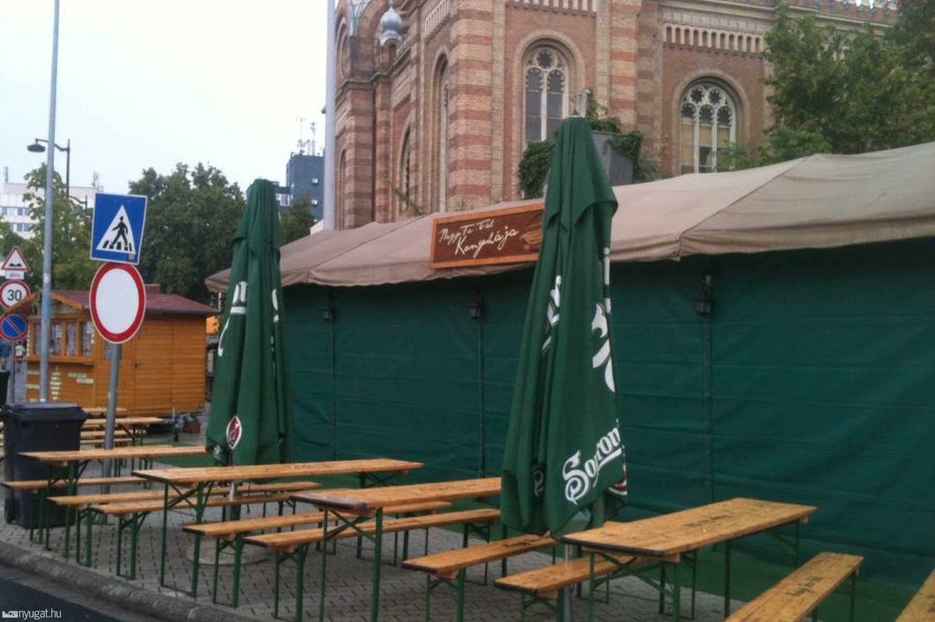 Vízálló a Borok utcája
