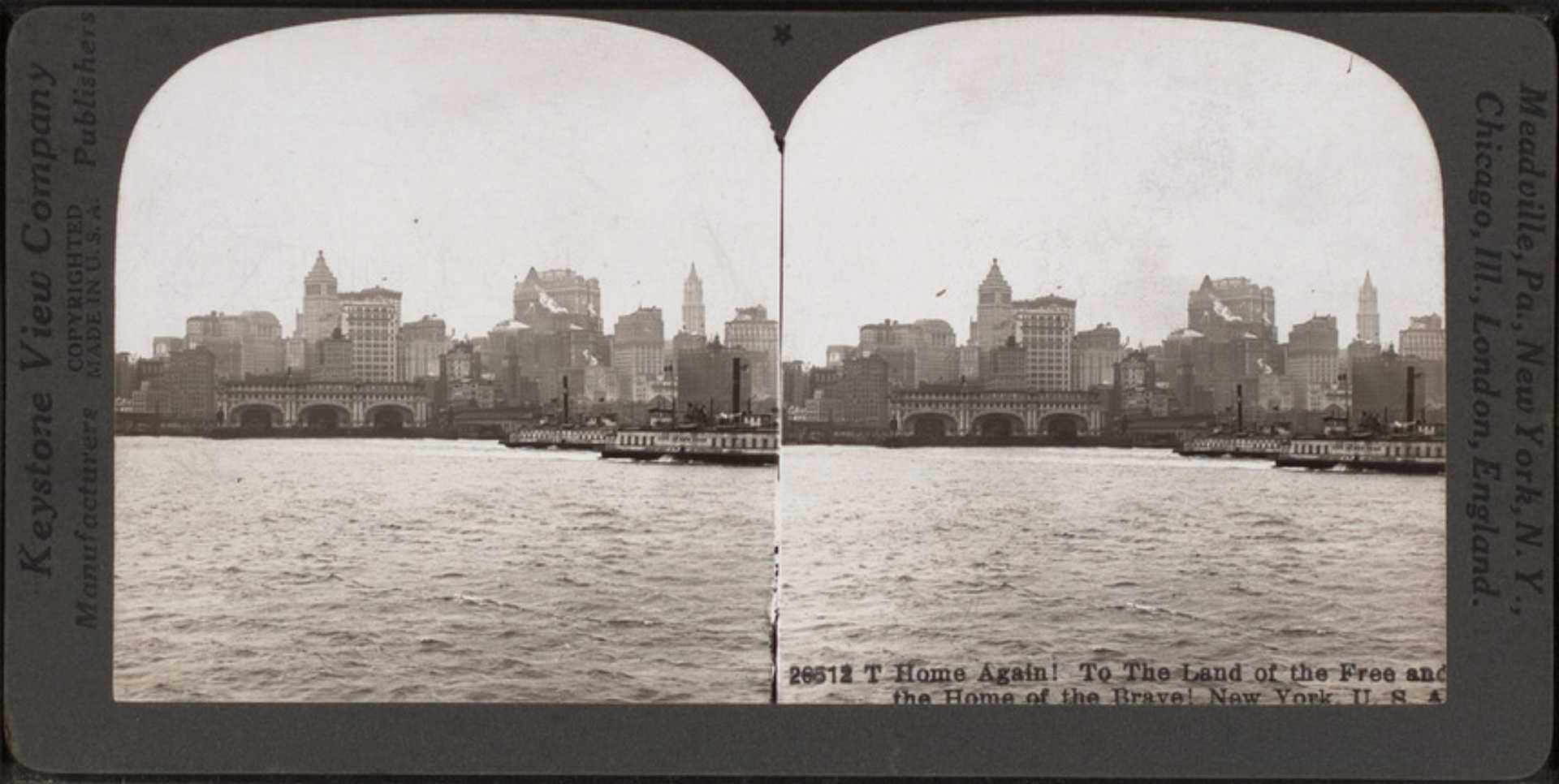 Sztereografikus New York a múlt századból
