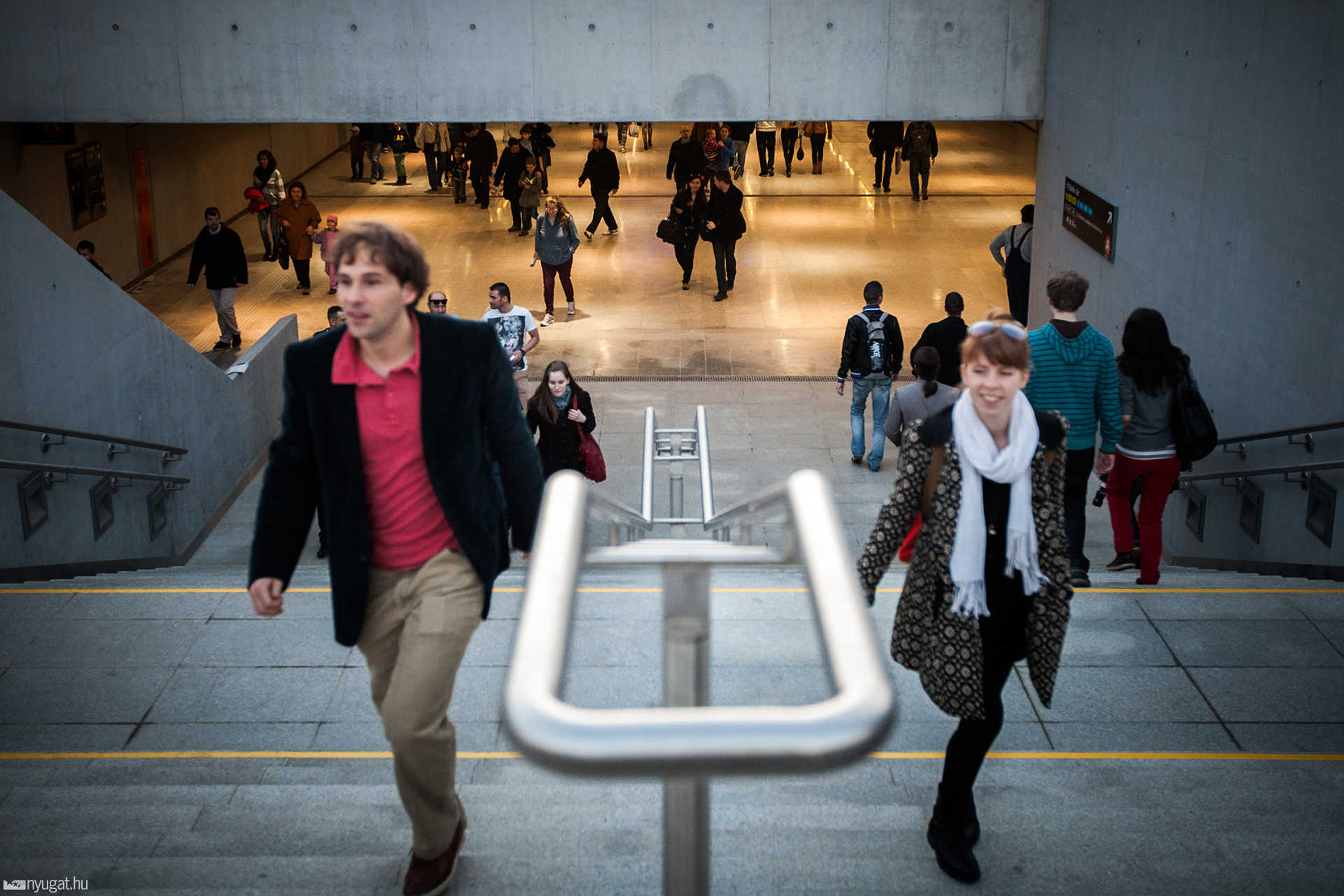 4-es metró az átadás napján