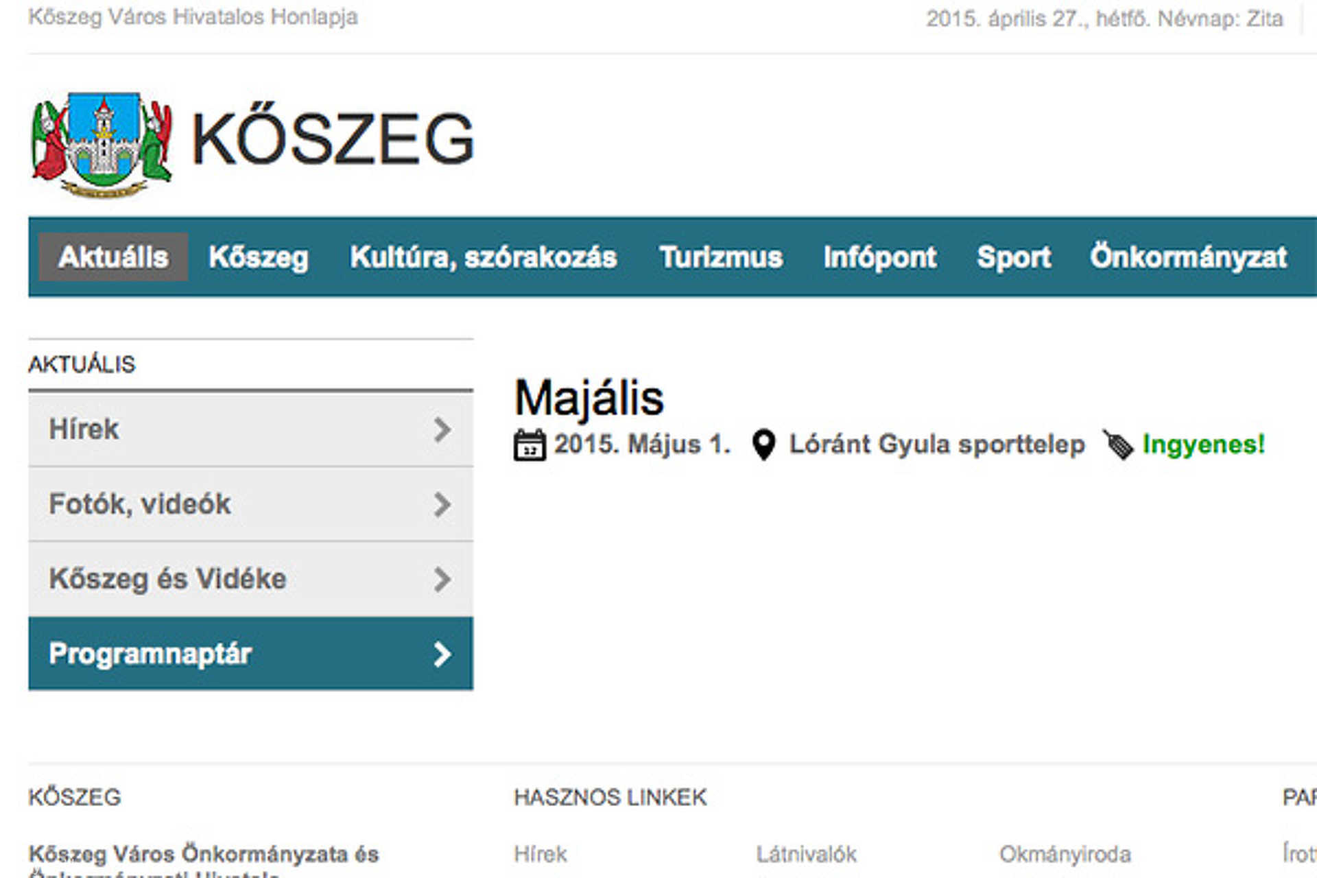 Kőszegi majális