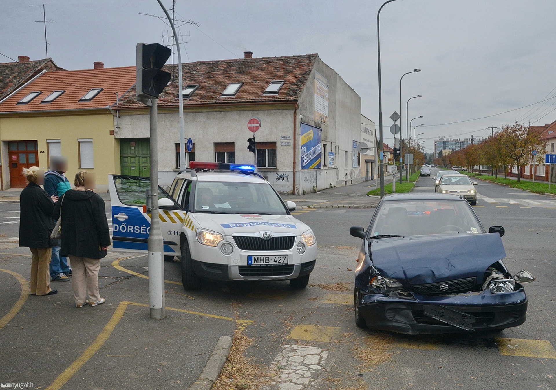 Nem állt meg a kereszteződésben, ütközött az osztrák hölgy Szombathelyen