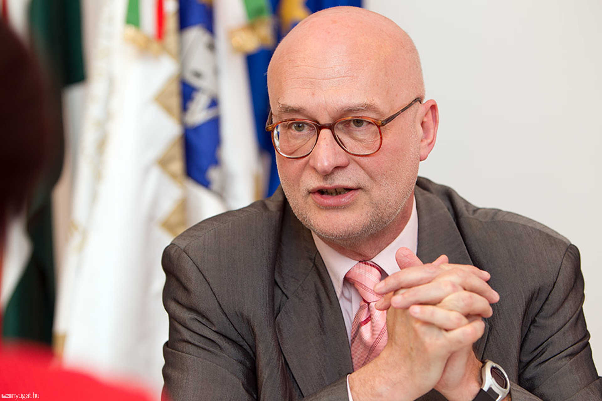 Szabó Máté, ombudsman sajtótájékoztatója Szombathelyen
