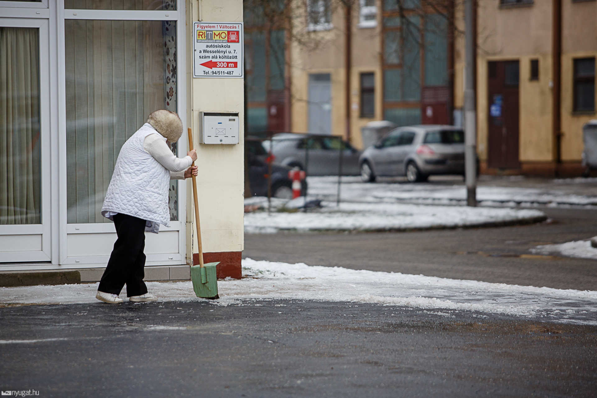 Felszórt utak városszerte: Wesselényi utca