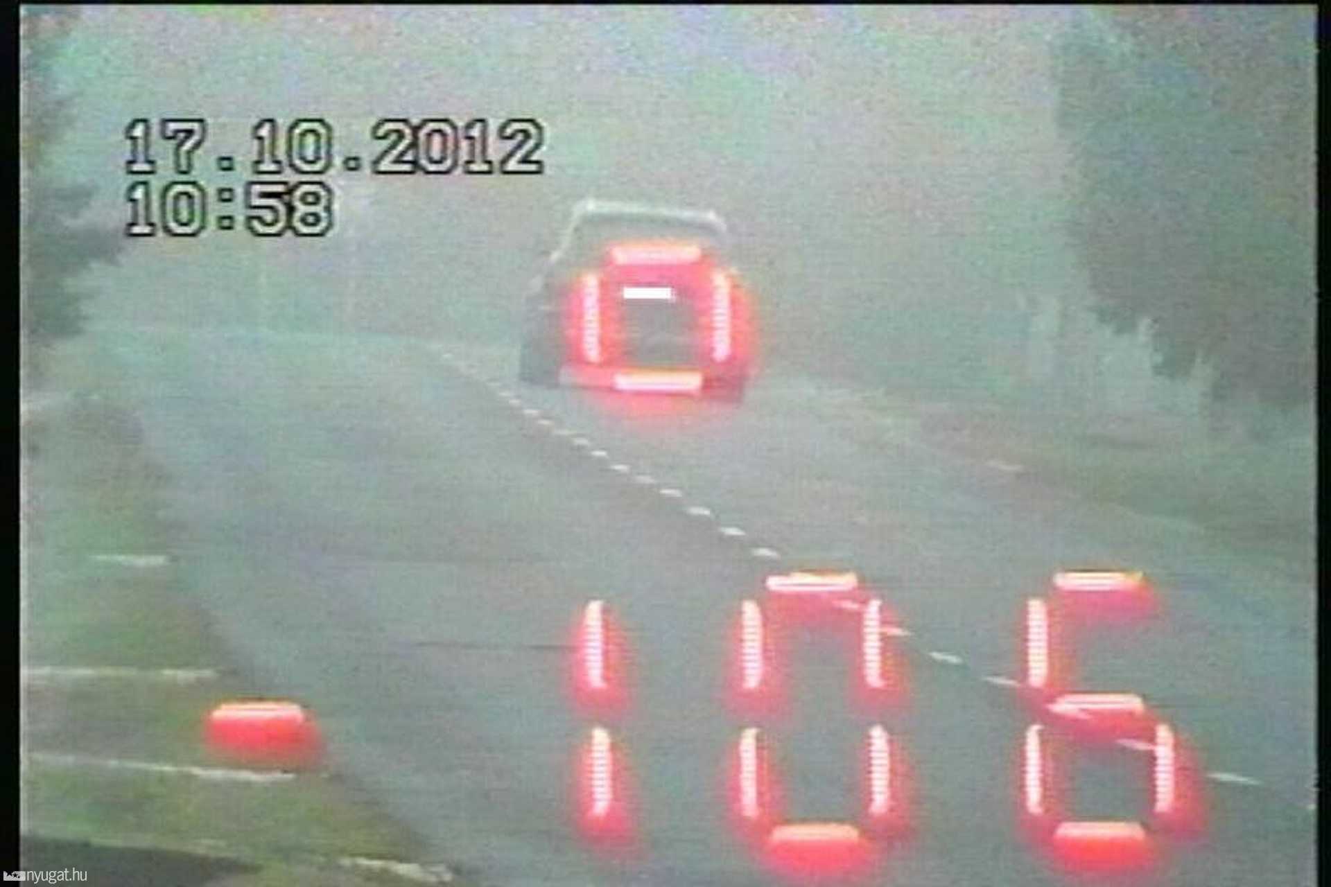 Sorokpolány, 106 km/h