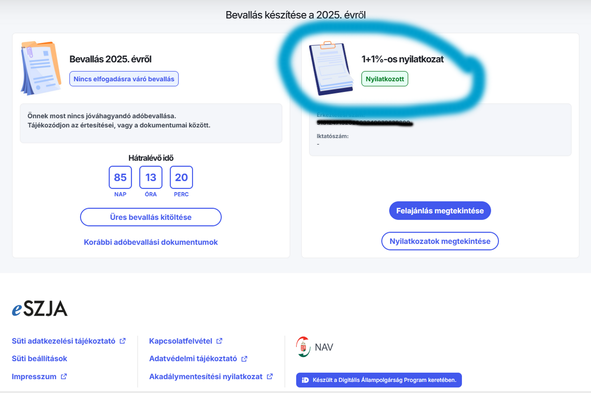 Egy százalék segítség 2026 11
