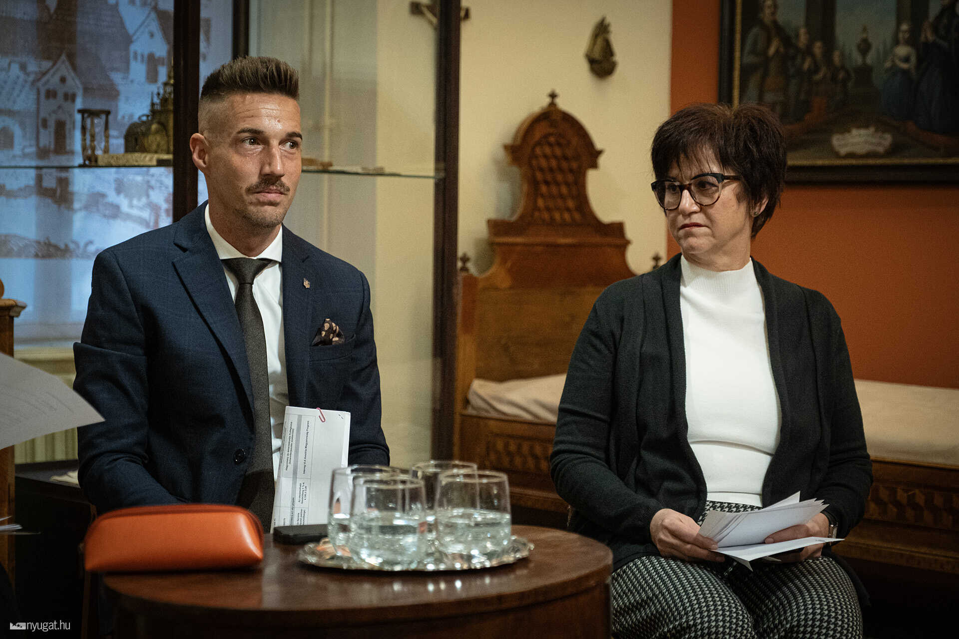 Horváth Soma alpolgármester és Czenki Zsuzanna általános igazgatóhelyettes